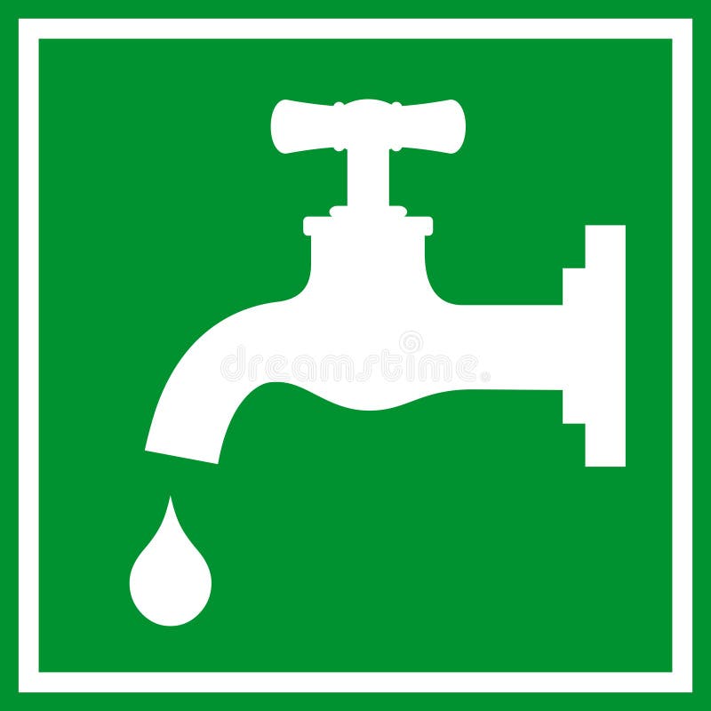 Water tap sign