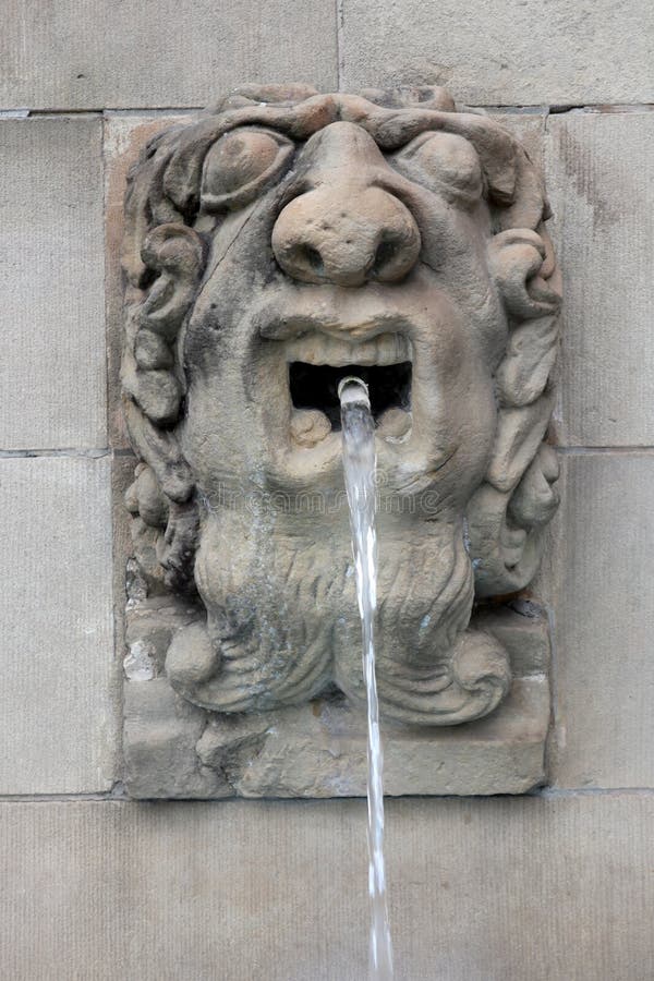 Water Tap Spatter in Luxembourg Stock Image Image of tourism, statue