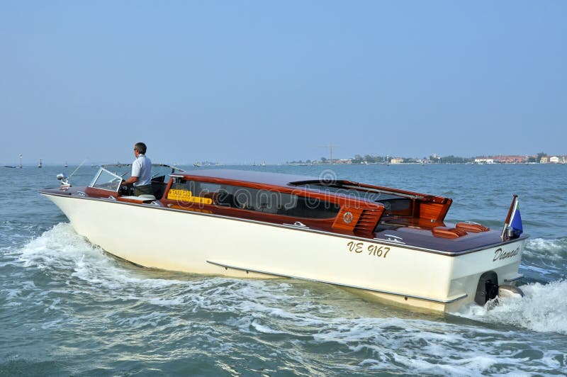 Water Taxi in Venice, Italy