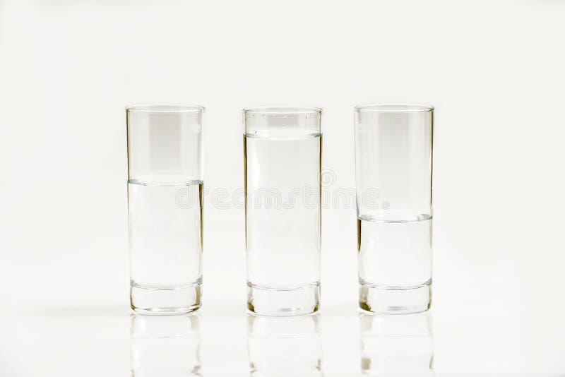Glass Bottle Water Levels Stock Photos Free & RoyaltyFree Stock