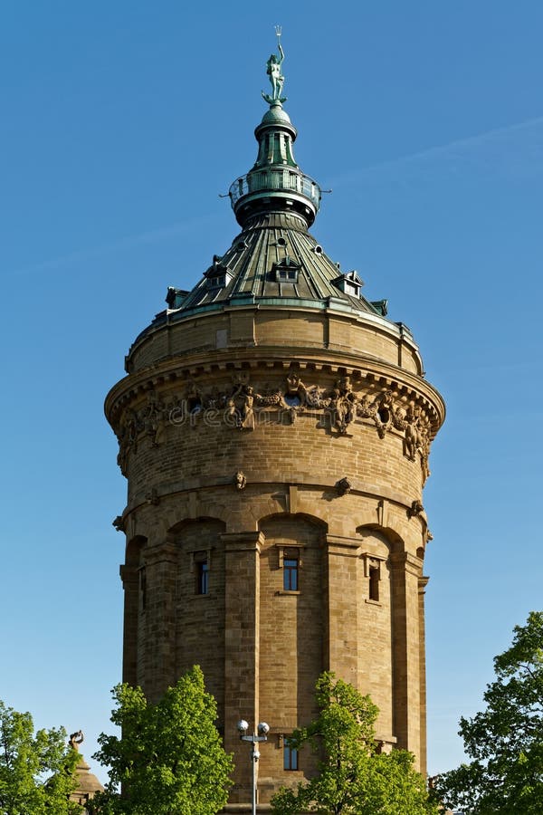 741 Water Tower Mannheim Germany Photos - Free & Royalty-Free Stock