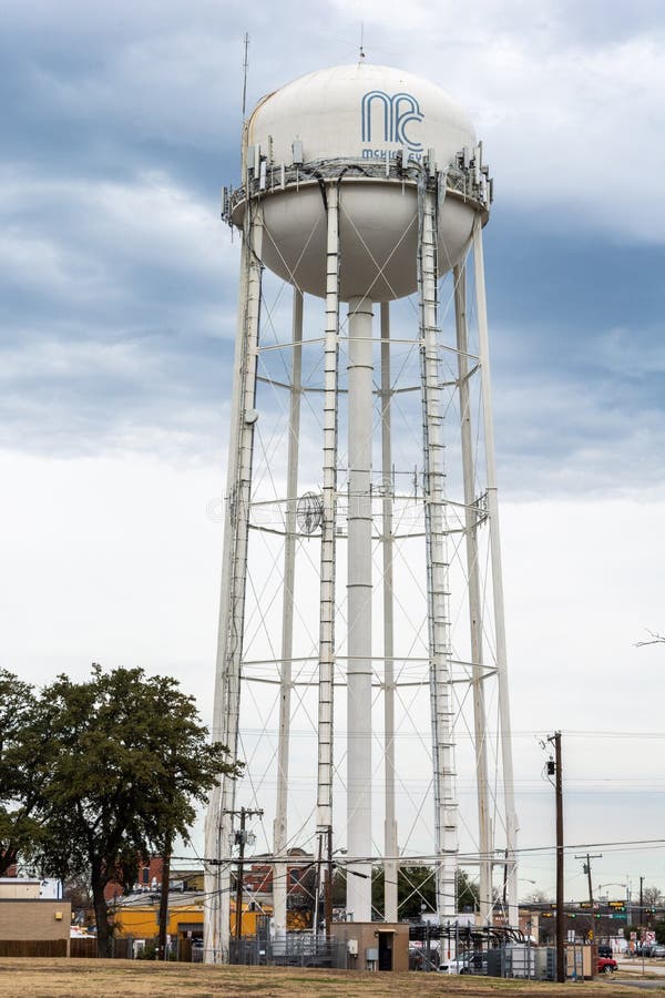 Water tower in McKinney, TX