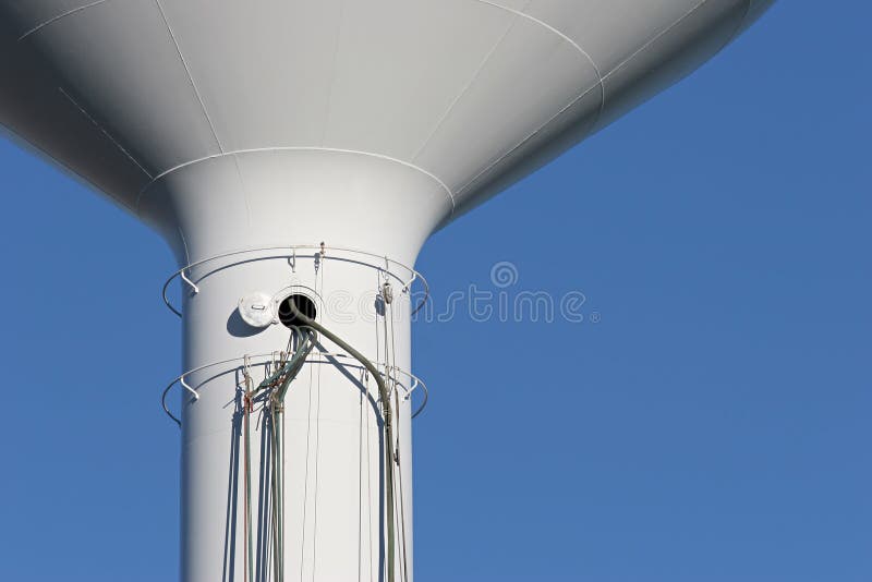 Water tower servicing