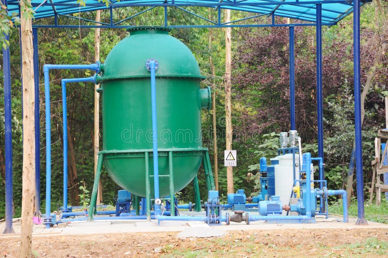 Water Treatment Equipment stock image. Image of health 30153973