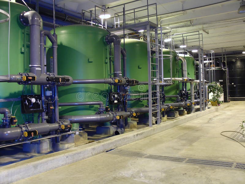 Water treatment pipes