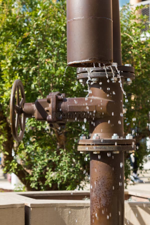 Water Trickling Out City Pipe Stock Photos Free & RoyaltyFree Stock