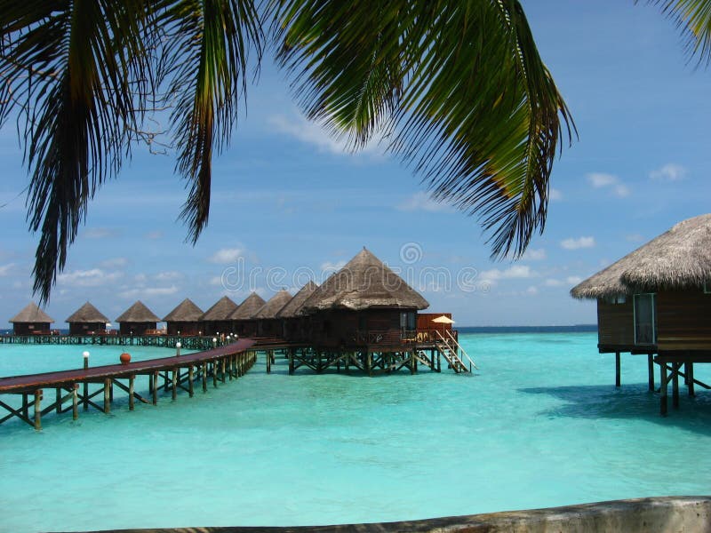 Water villas stock images Water villas stock images