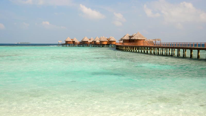 Water villas at Nika Resort, Maldives