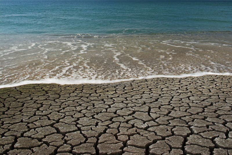 Acqua contro deserto fatto.