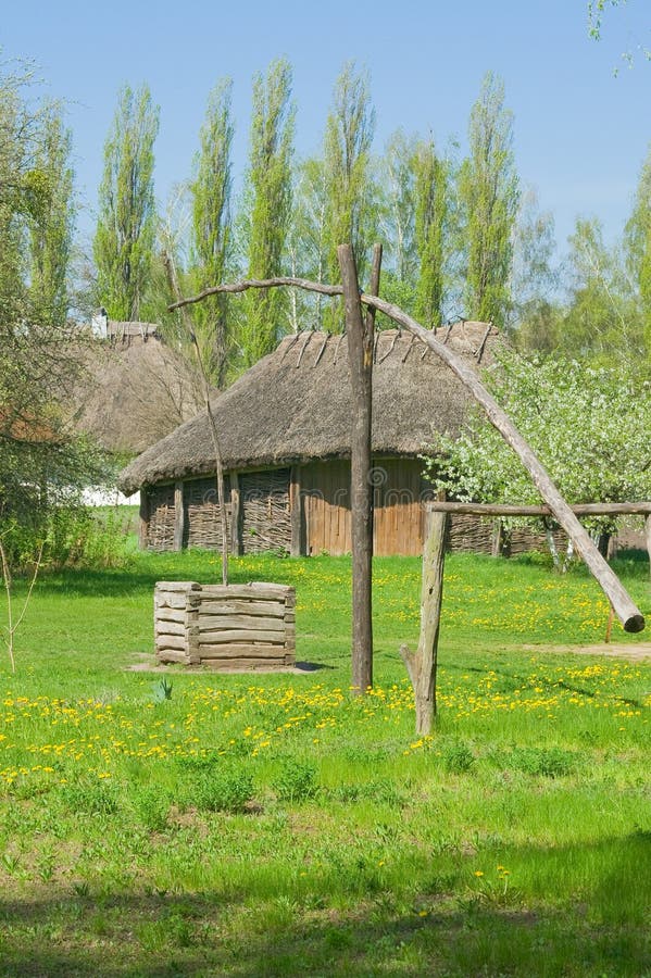 Sweep well stock image. Image of park, grass, outdoor - 10285245