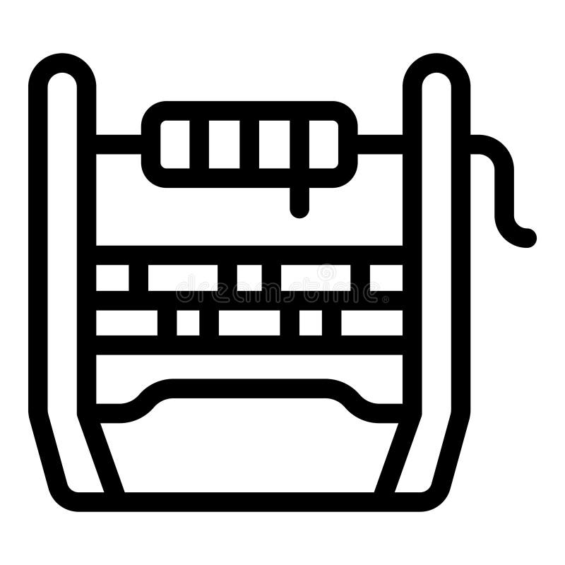 Water well is getting drilled by drilling rig machine for deep groundwater extraction vector illustration
