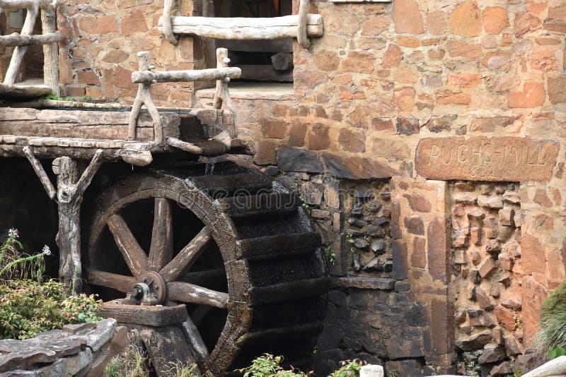 Water wheel at Old Mill in Little Rock Arkansas