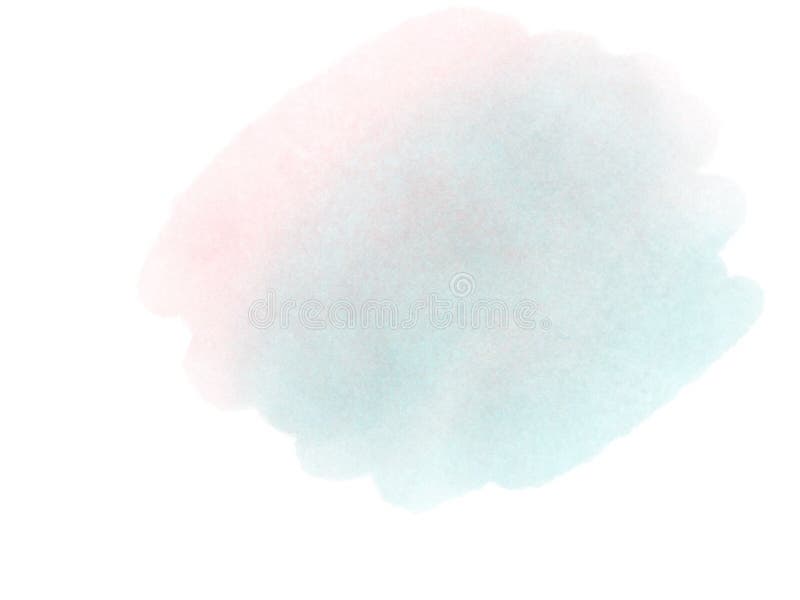 Waterbrush Background with Blue and Pink Spot Stock Illustration -  Illustration of brush, waterbrush: 158838805