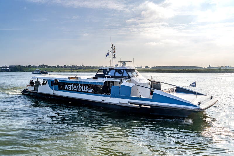 Waterbus fast ferry stock image