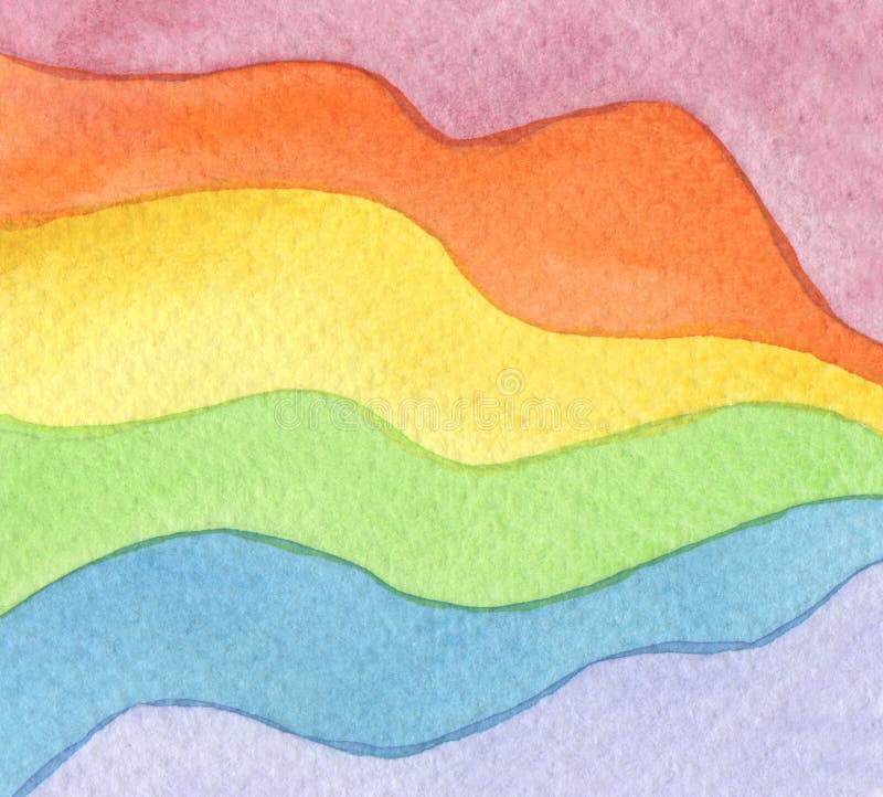 Αφηρημένο χρωματισμένο watercolor υπόβαθρο κυμάτων Σύσταση εγγράφου διανυσματική απεικόνιση Αφηρημένο χρωματισμένο watercolor υπόβαθρο κυμάτων Σύσταση εγγράφου διανυσματική απεικόνιση