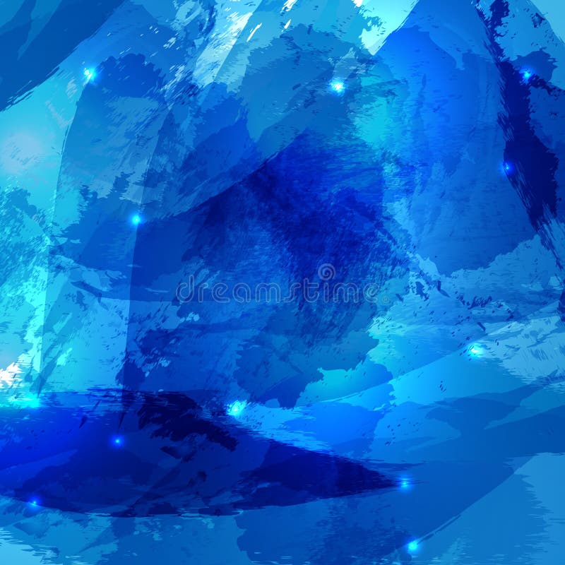 Watercolor abstract Vector background whale blue abstract