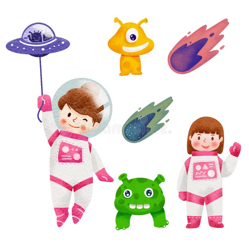 Astronauta - Alien - Minus - Astronauta Cute Png - Free Transparent PNG  Clipart Images Download