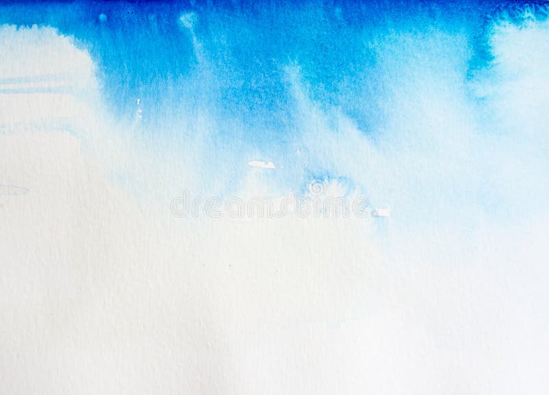 Watercolor background Heavens