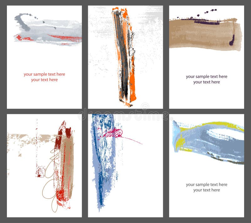Watercolor banners stock illustration Watercolor banners stock illustration