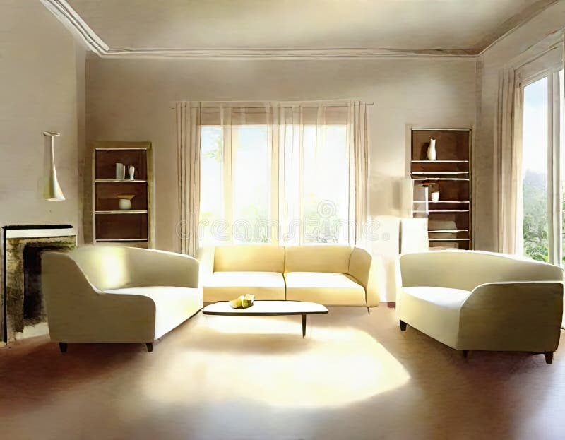 Stunning Understated Living Room Design image