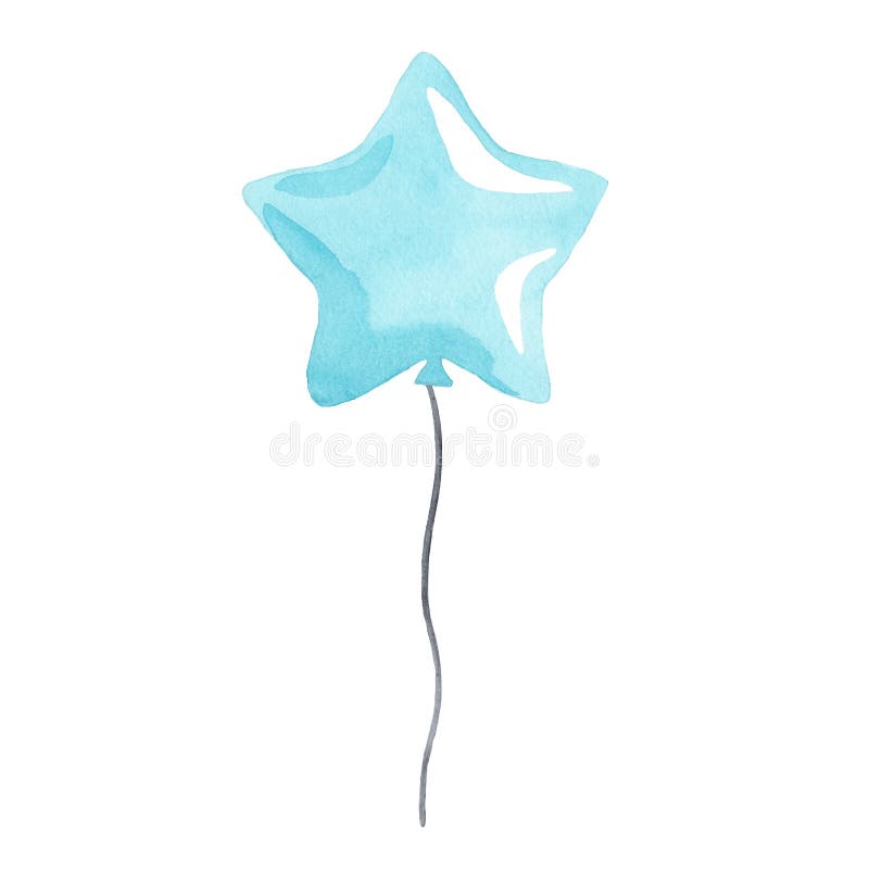 Blue Single Balloon String Stock Photo by ©Rawpixel 242591326