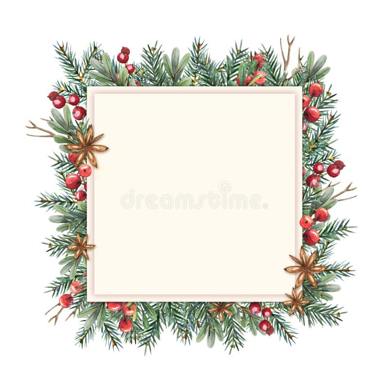 Christmas frame stock vector. Illustration of xmas, holiday - 11888430