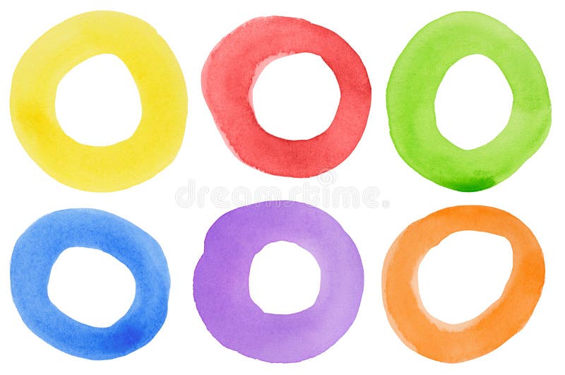 Watercolor circles