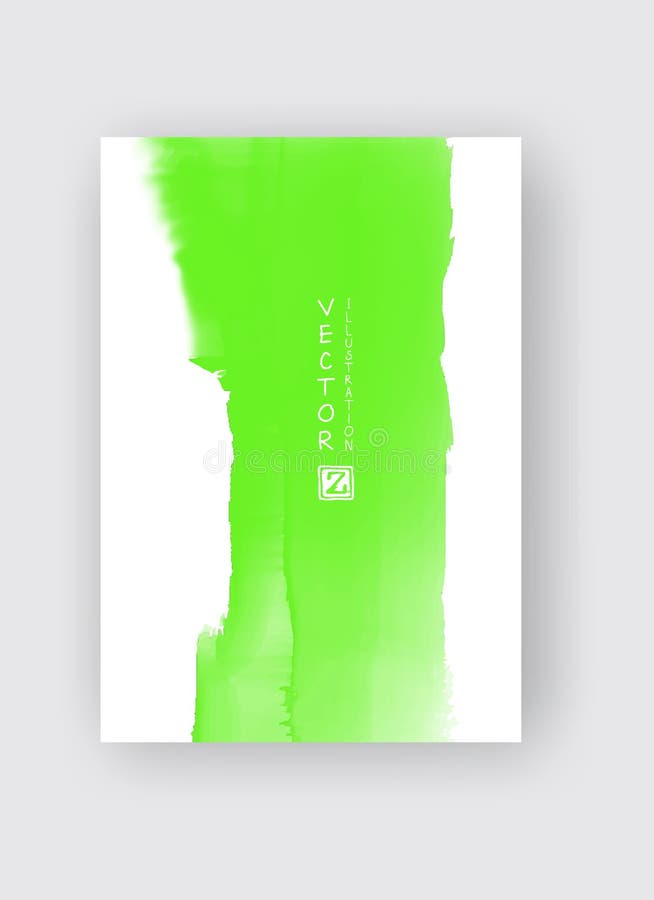 Watercolor color design banner. Vector abstract illustration stock illustration