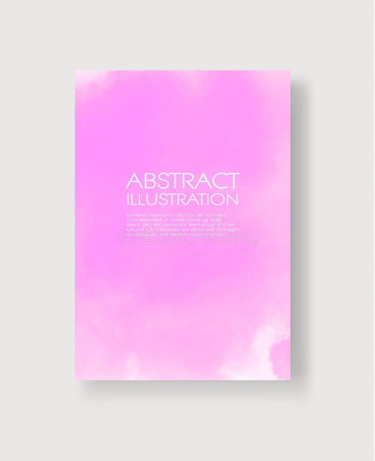 Watercolor color design banners. Vector abstract illustration stock illustration