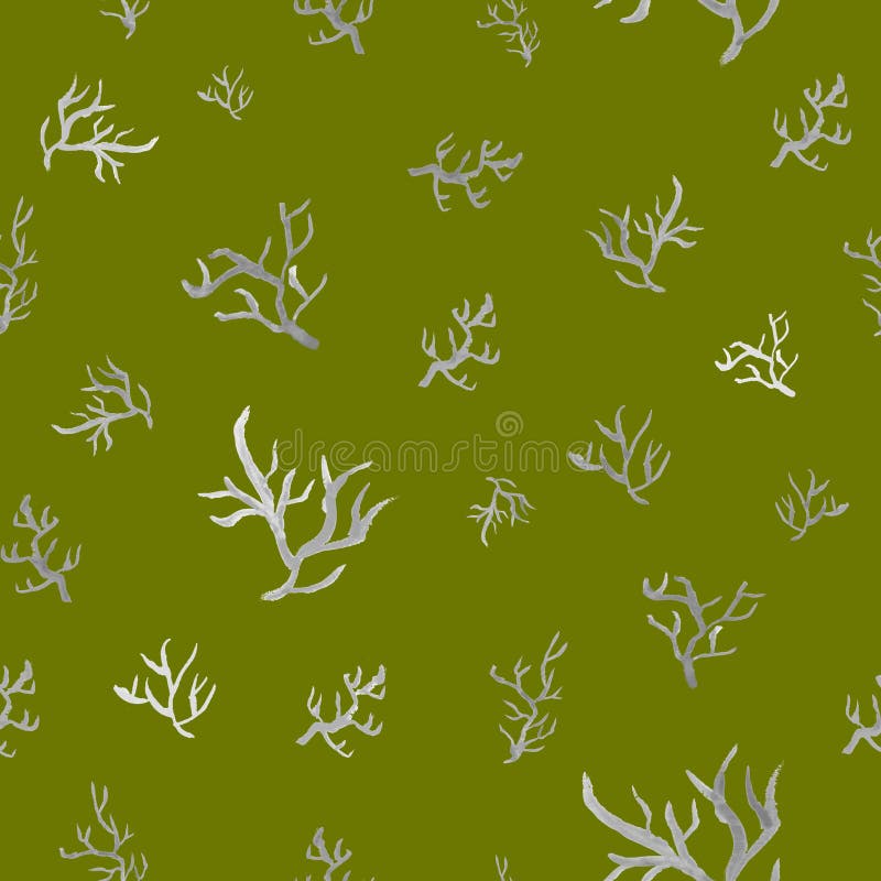 Raster based seamless pattern with watercolor corals, perfect for surface prints, wrapping papers, wallpapers, textile prints and web backgrounds. Raster based seamless pattern with watercolor corals, perfect for surface prints, wrapping papers, wallpapers, textile prints and web backgrounds