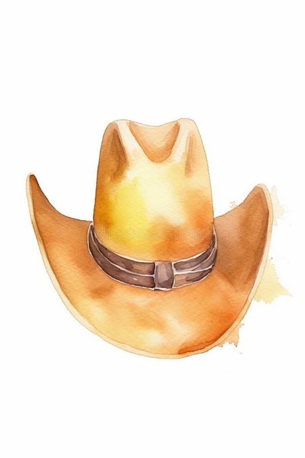 Cowboy Hat Watercolor Stock Illustrations 234 Cowboy Hat Watercolor