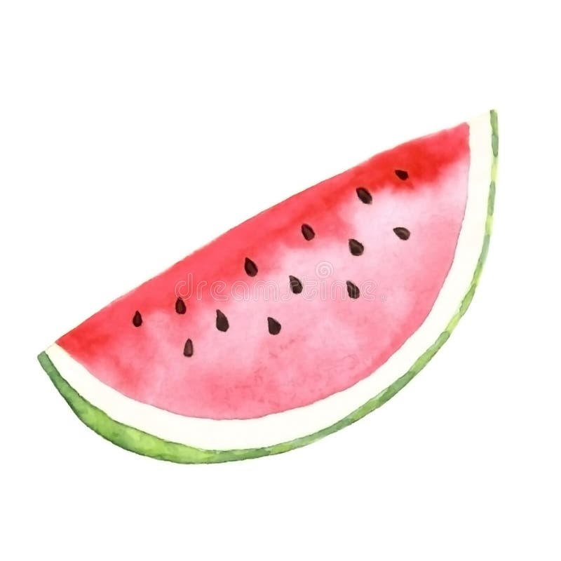 Featured image of post How To Draw A Watermelon Slice 1 watermelon small size slice drawing 2 watermelon half of half slice