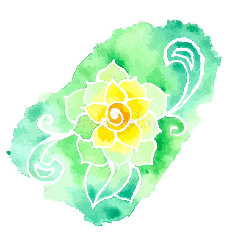 Watercolor royalty free illustration