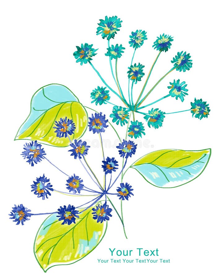 For easy making seamless pattern use it for filling any contours. Watercolor flowers set. Hand drawn floral elements isolated on white background. Fantasy stock photos For easy making seamless pattern use it for filling any contours. Watercolor flowers set. Hand drawn floral elements isolated on white background. Fantasy stock photos