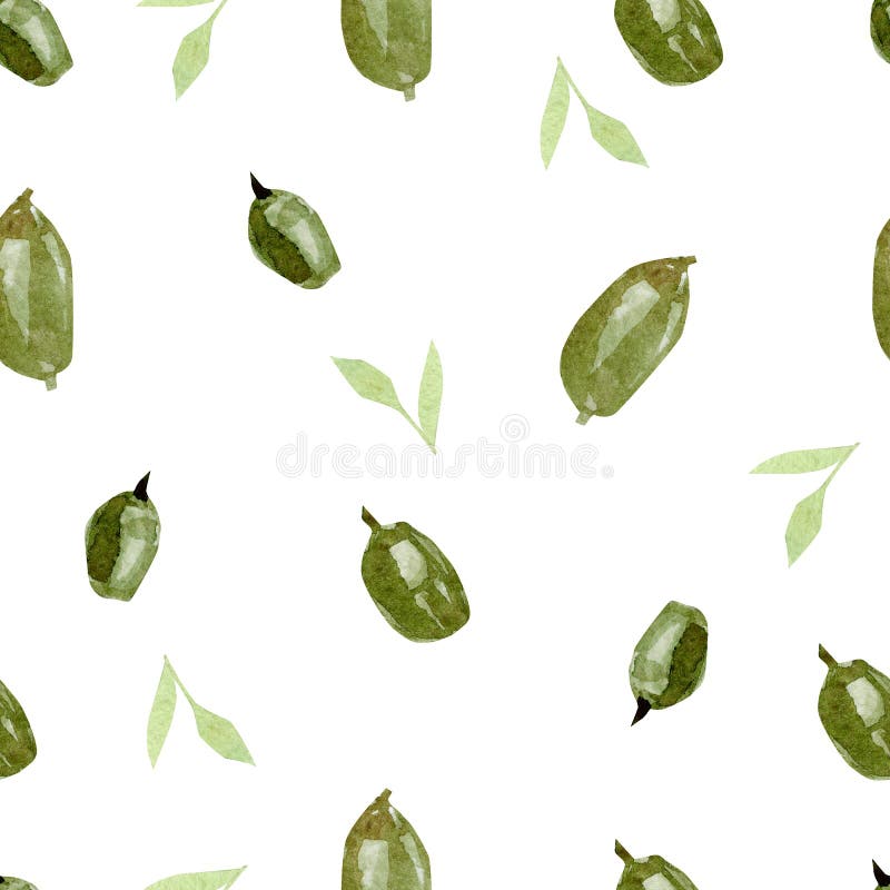 Watercolor green seamless pattern of green food, Pumpkin seeds and leaves - vegetarian nature green background illustration royalty free stock photos Watercolor green seamless pattern of green food, Pumpkin seeds and leaves - vegetarian nature green background illustration royalty free stock photos