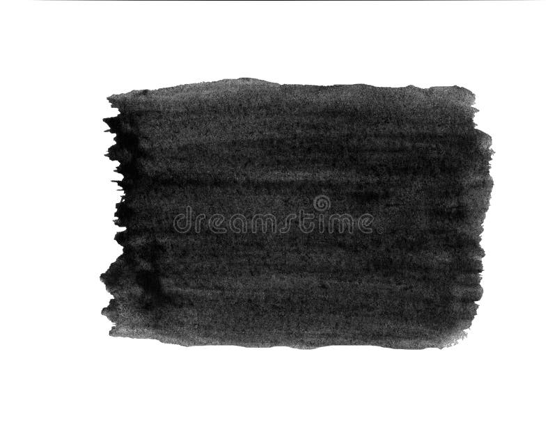 Watercolor Grunge Background Cloud Isolated On White Stock Illustration