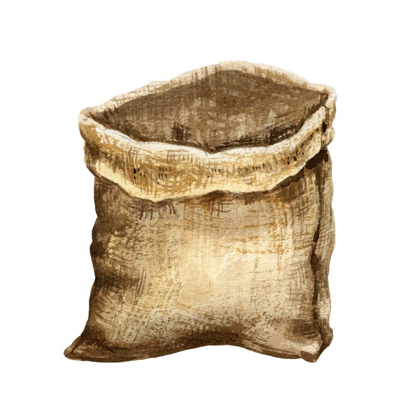 Watercolor Burlap Bag Stock Photos - Free & Royalty-Free Stock Photos ...