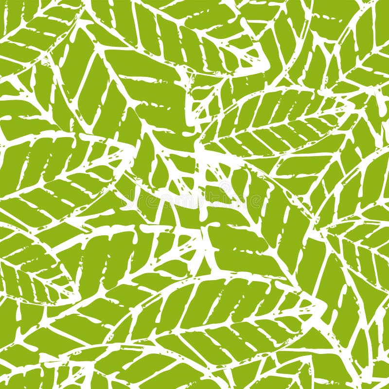 Watercolor hand drawn vector leaf seamless pattern. Abstract grunge green texture background. Nature organic illustration. Vector abstract seamless pattern vectors