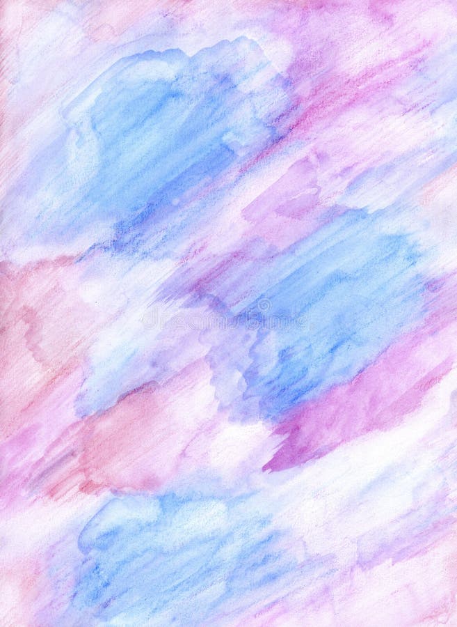 Watercolor hand painted background royalty free stock photo
