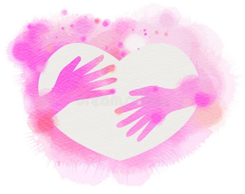 Watercolor Heart Women Stock Vector Illustration and Royalty Free  Watercolor Heart Women Clipart