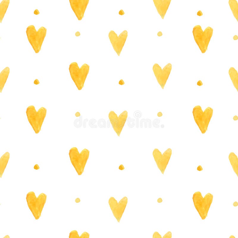 Watercolor hearts background. Seamless pattern with hand painted hearts. Vector backdrop for Valentine's day and wedding designs vector illustration Watercolor hearts background. Seamless pattern with hand painted hearts. Vector backdrop for Valentine's day and wedding designs vector illustration