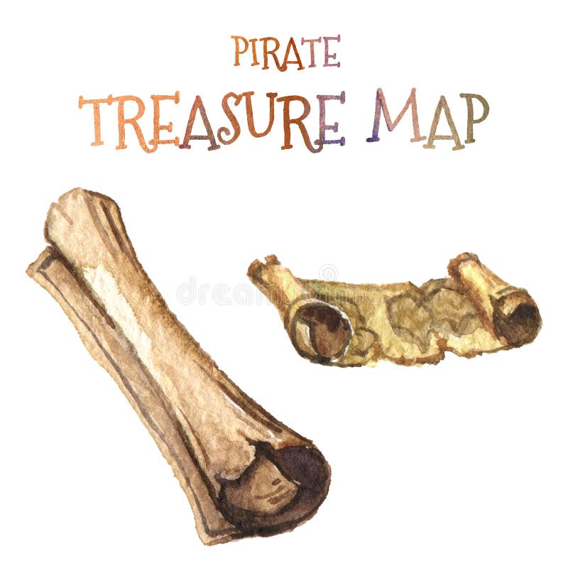 watercolor Icône marine Vieille carte jaune de pirate illustration de vecteur watercolor Icône marine Vieille carte jaune de pirate illustration de vecteur
