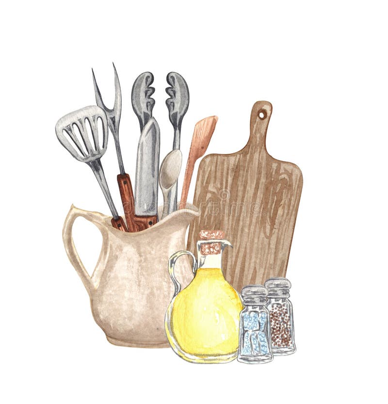 356,300+ Kitchen Utensils Drawing Stock Illustrations, Royalty