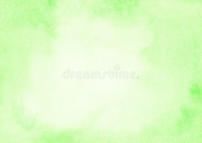 Watercolor light green background texture. Aquarelle abstract bright soft mint green color backdrop with space for text