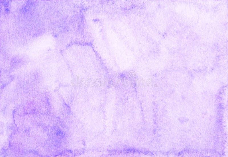Watercolor Light Lavender Background Texture. Brush Strokes on Paper Stock  Image - Image of abstraction, dirty: 192231395