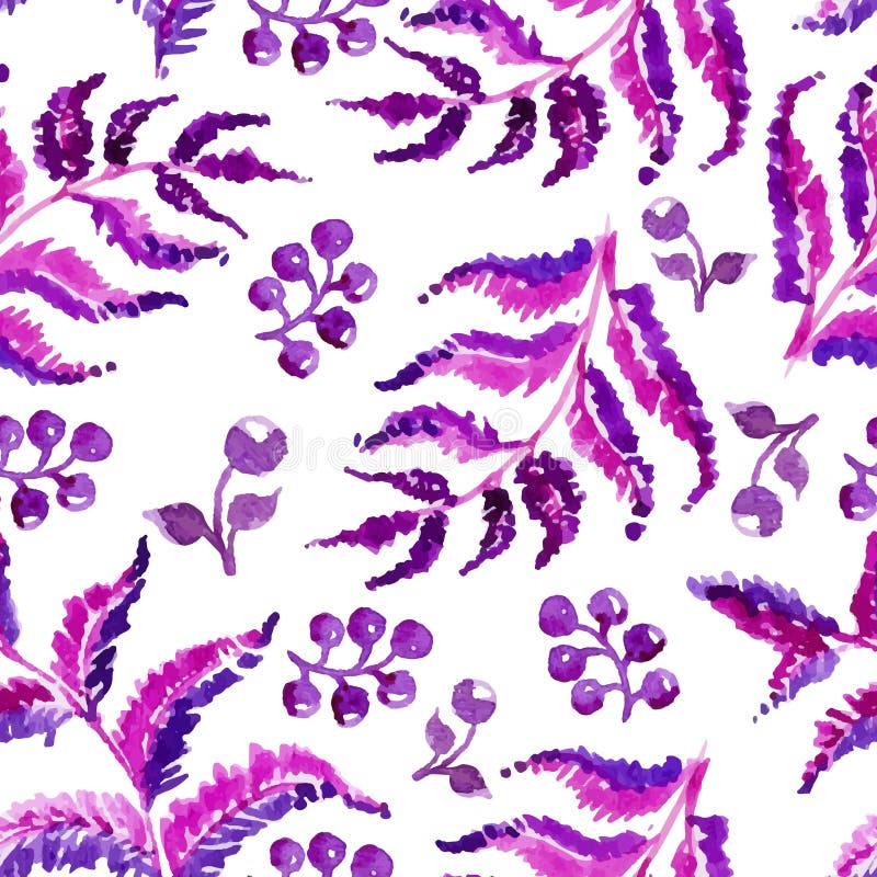 Watercolor natural seamless pattern vector illustration Watercolor natural seamless pattern vector illustration