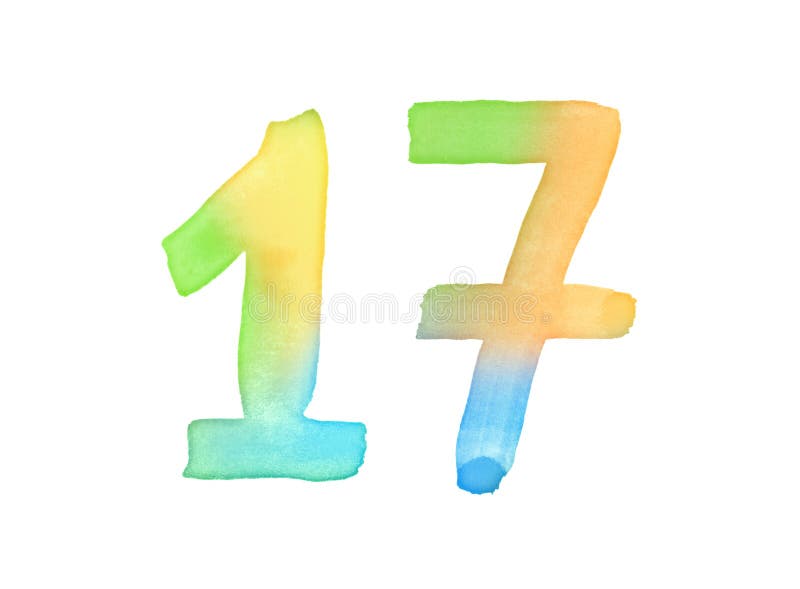 Numeral 17 Stock Illustrations – 54 Numeral 17 Stock Illustrations ...