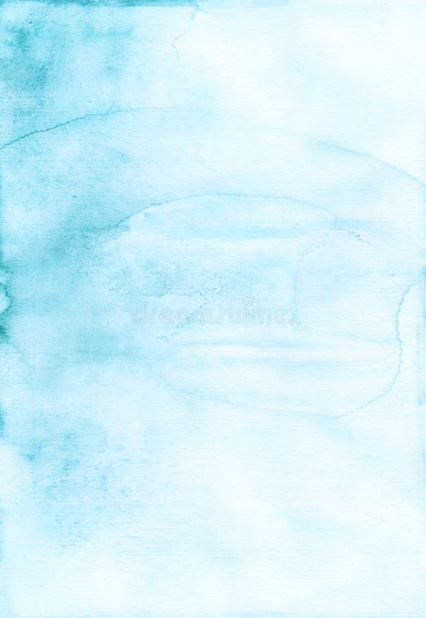 Pastel cyan blue green water color paper texture background