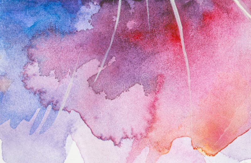 Watercolor Paint Stains. Background with Faint Texture and Distressed ...