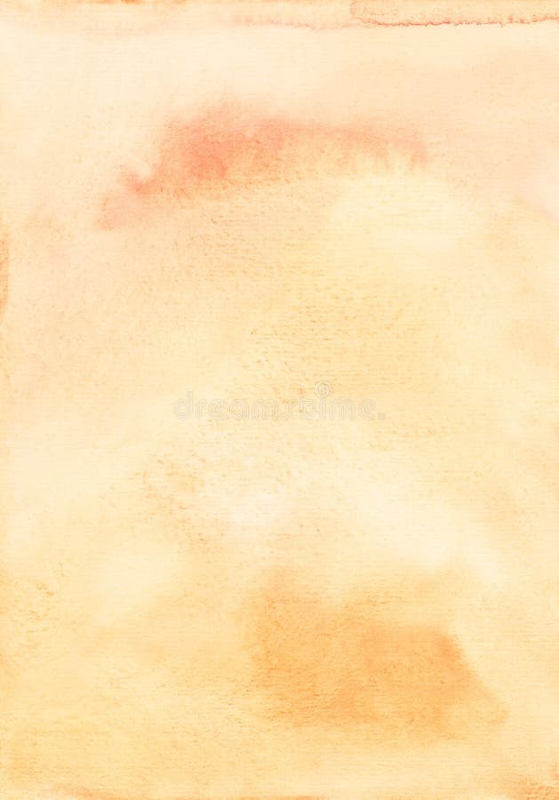 Watercolor Peach Color Background Texture Light Orange Backdrop Hand Painted Stock Photo Image Of Modern Backdrop